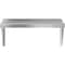 Amgood 12 in. x 24 in. Stainless Steel Wall Shelf With Squared Edge AMG WS-SQ-1224 - alternate 5